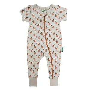 Short Sleeve Romper Citrus - 3-6 M