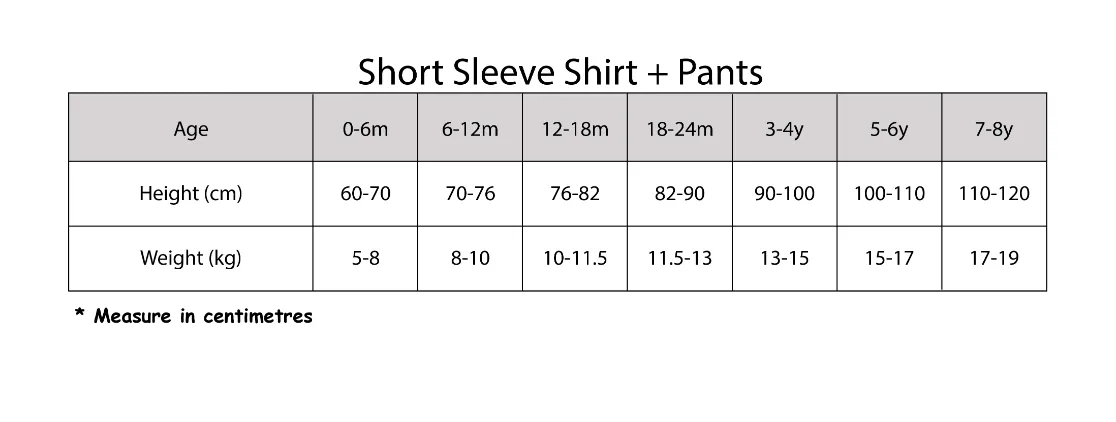 Short Sleeve Shirt Baa Baa in the Universe Blue   Shorts Baa Baa in the Universe Blue