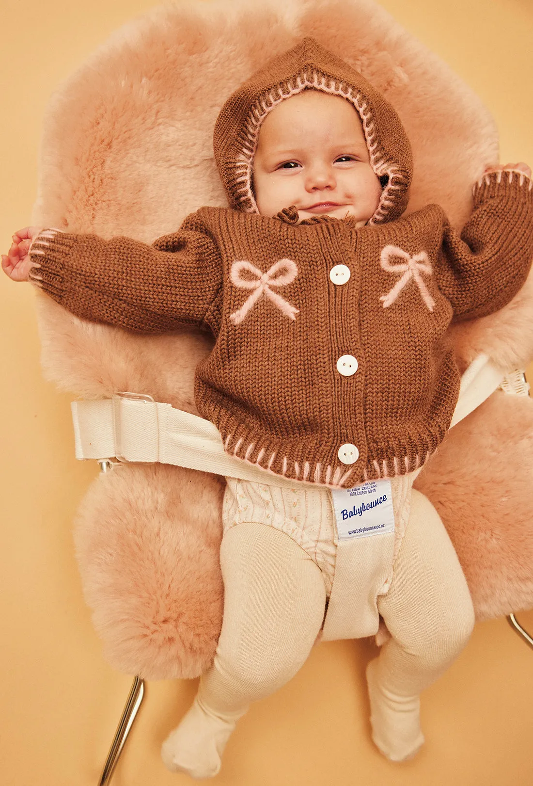 SHRIMPS X BINI BOW CARDIGAN