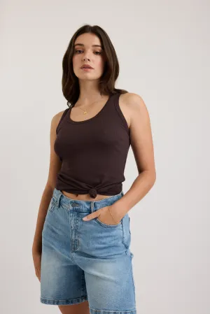 Sienna Ribbed Tank