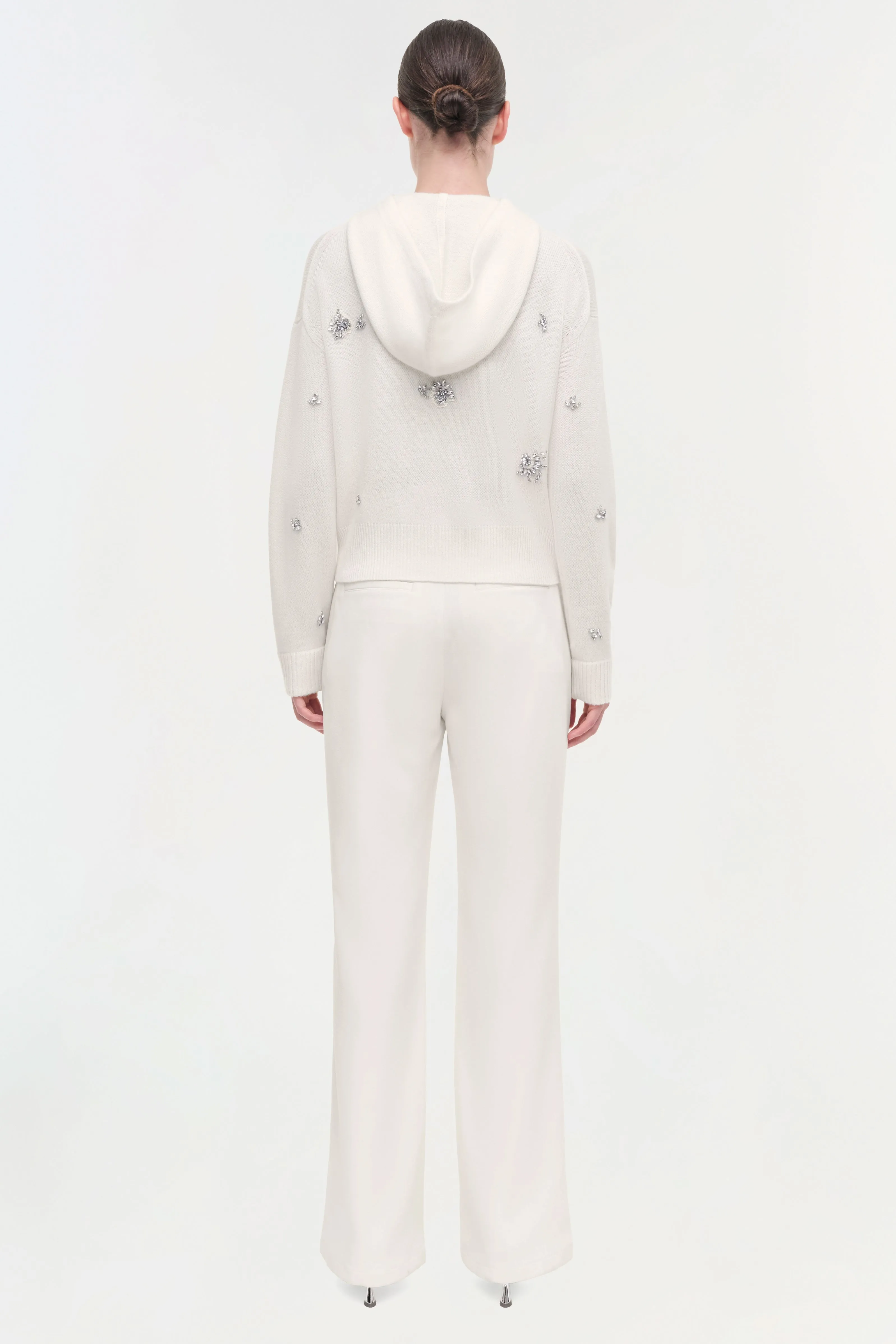 Simkhai  Karmen Embellished Hooded Top