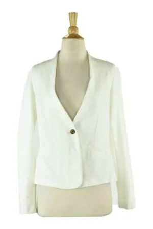 Simply Styled by Sears Women Coats & Jackets Blazers- off-white