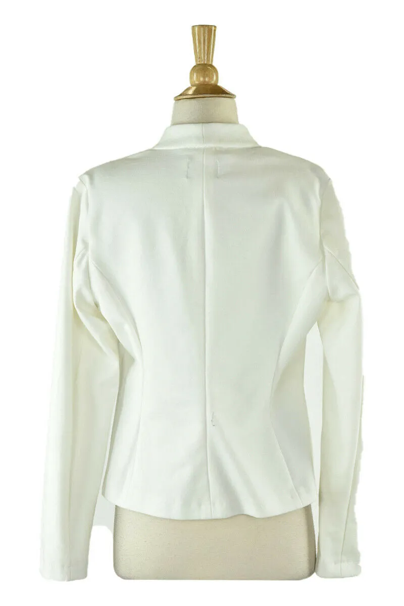 Simply Styled by Sears Women Coats & Jackets Blazers- off-white