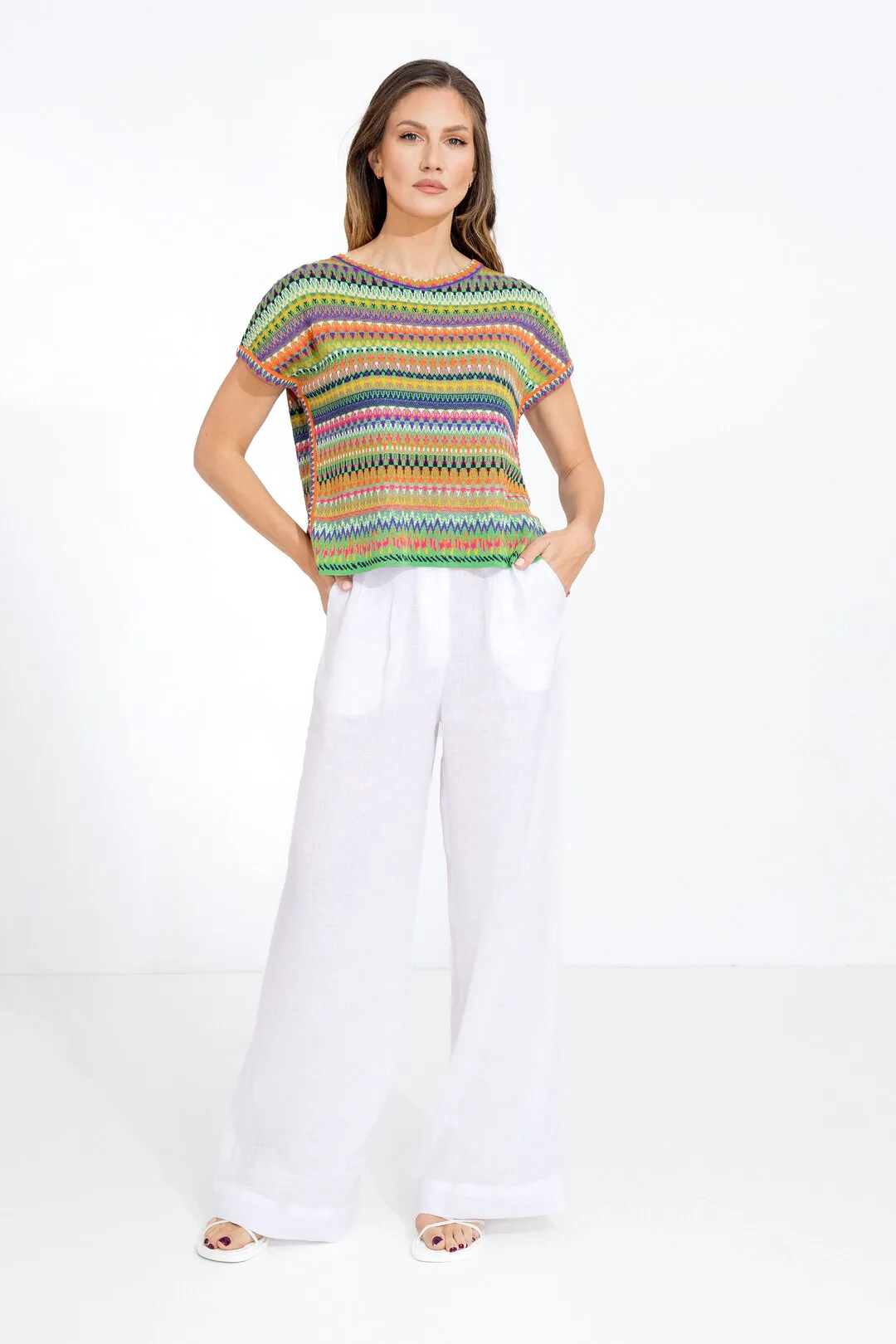 Sleeveless Pullover - Green