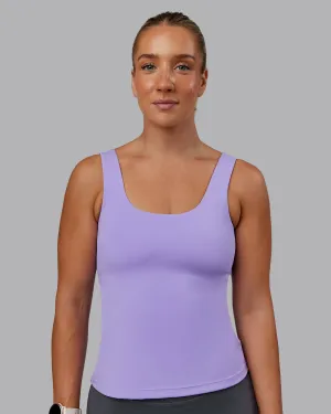 Staple Active Shelf Bra Tank - Violet Ray