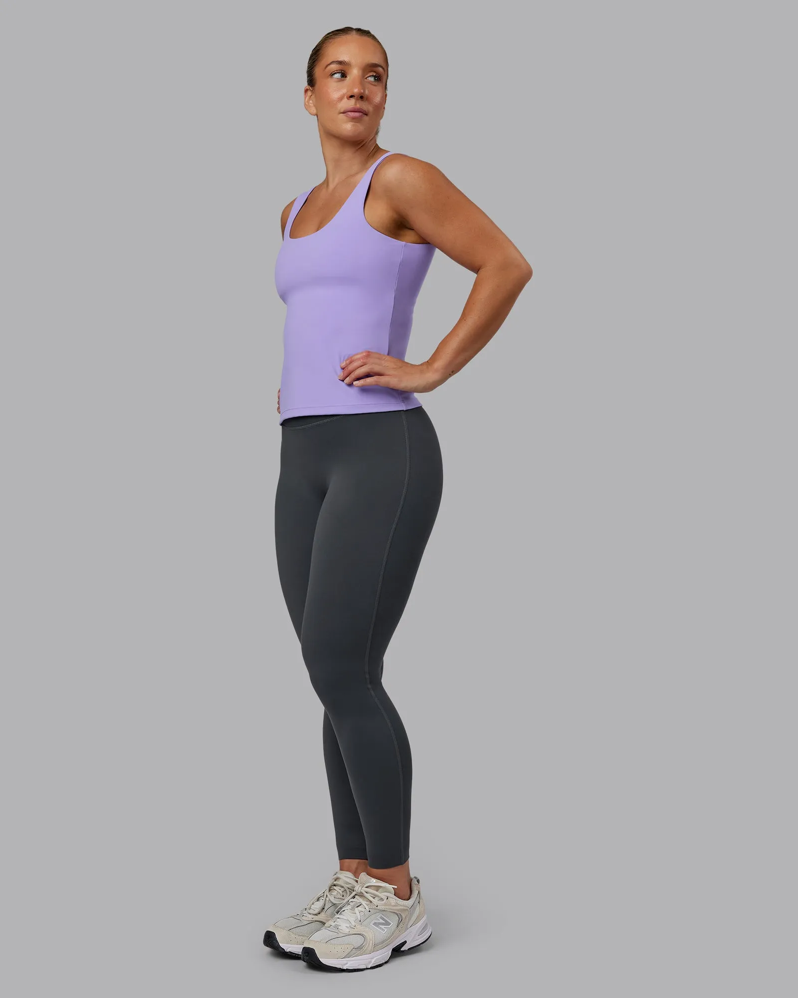 Staple Active Shelf Bra Tank - Violet Ray
