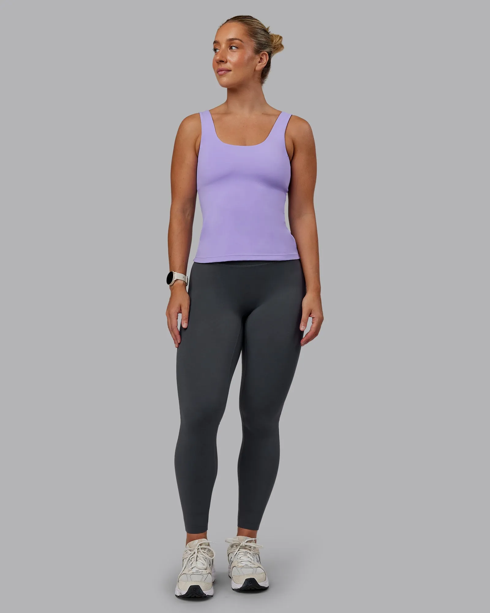 Staple Active Shelf Bra Tank - Violet Ray