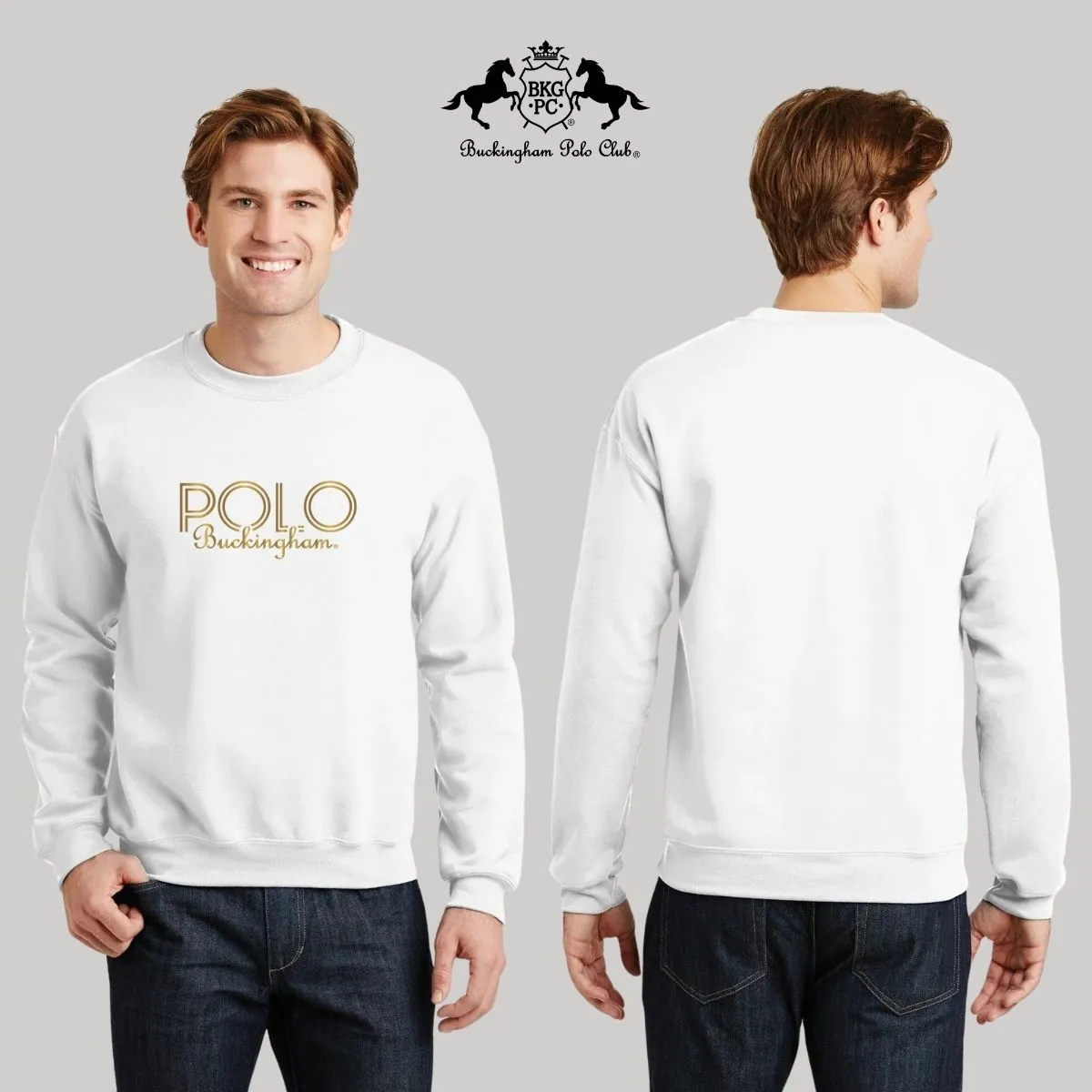 Sudadera Hombre Buckingham Polo Club Logo PB