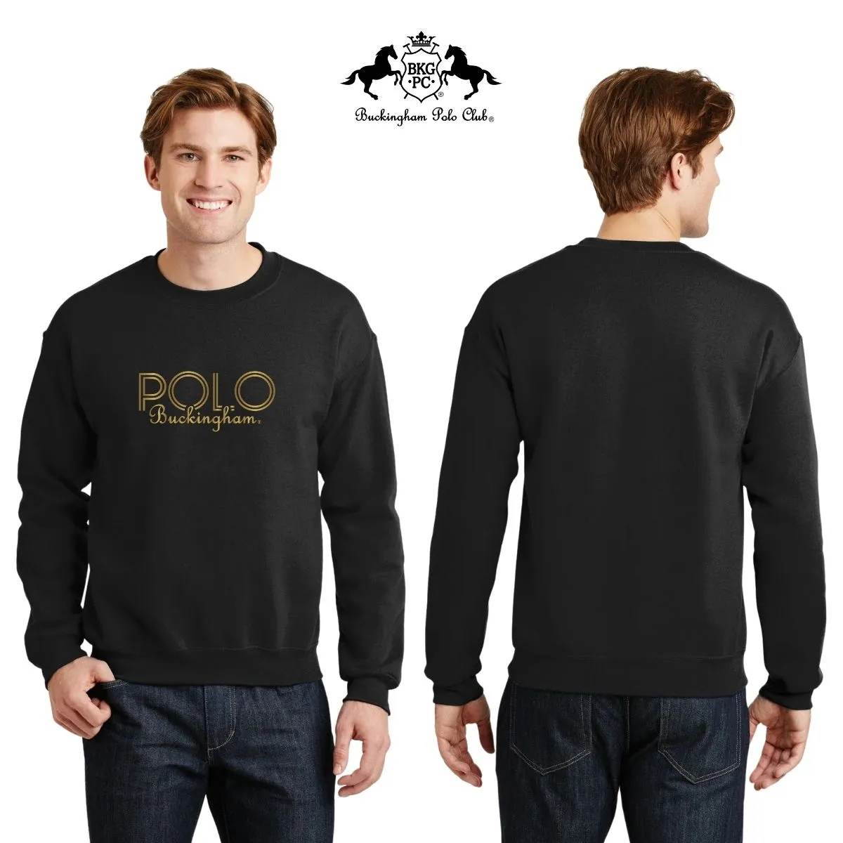 Sudadera Hombre Buckingham Polo Club Logo PB