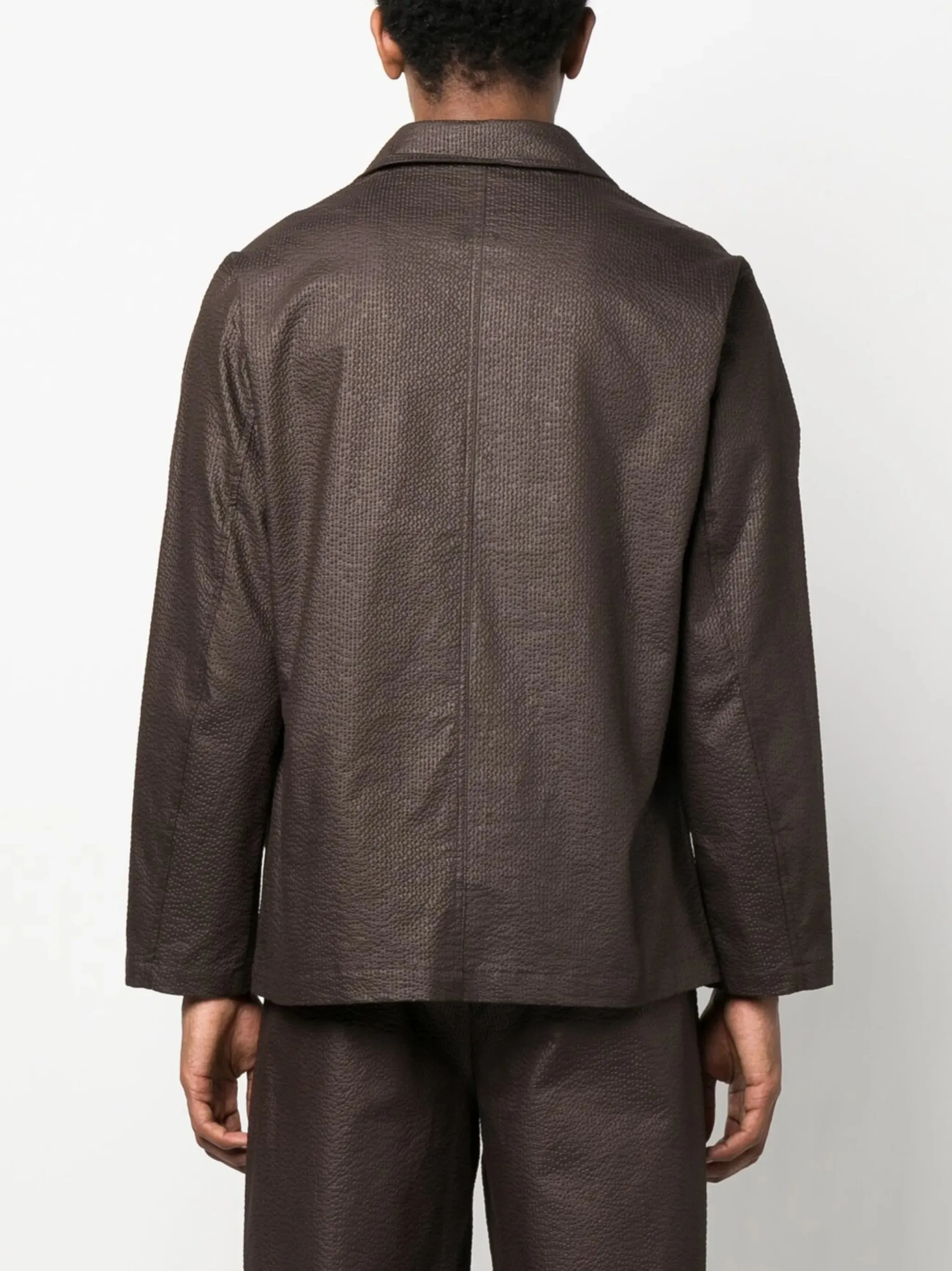 Suit International tracking Hewitt seersucker Smart-enabled jacket