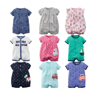 Summer Baby Girl Clothes Kid Jumpsuit Baby Boy Body Suit Clothing Short Sleeve Romper