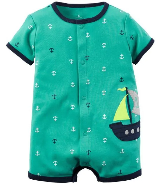Summer Baby Girl Clothes Kid Jumpsuit Baby Boy Body Suit Clothing Short Sleeve Romper