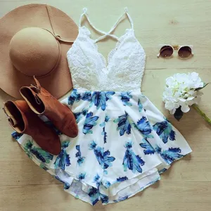 Summer Lace Romper