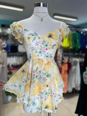Sunshine Garden Flutter Romper