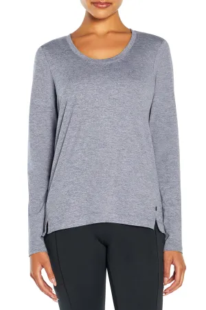 Susan Long Sleeve (Heather Blue Granite)