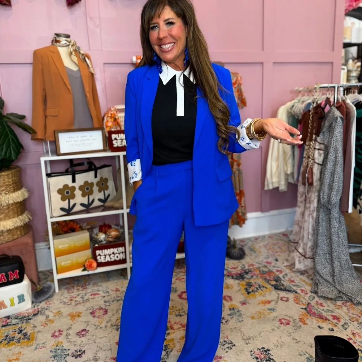Talk About It Classic Pocketed Blazer