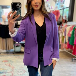 Talk About It Classic Pocketed Blazer