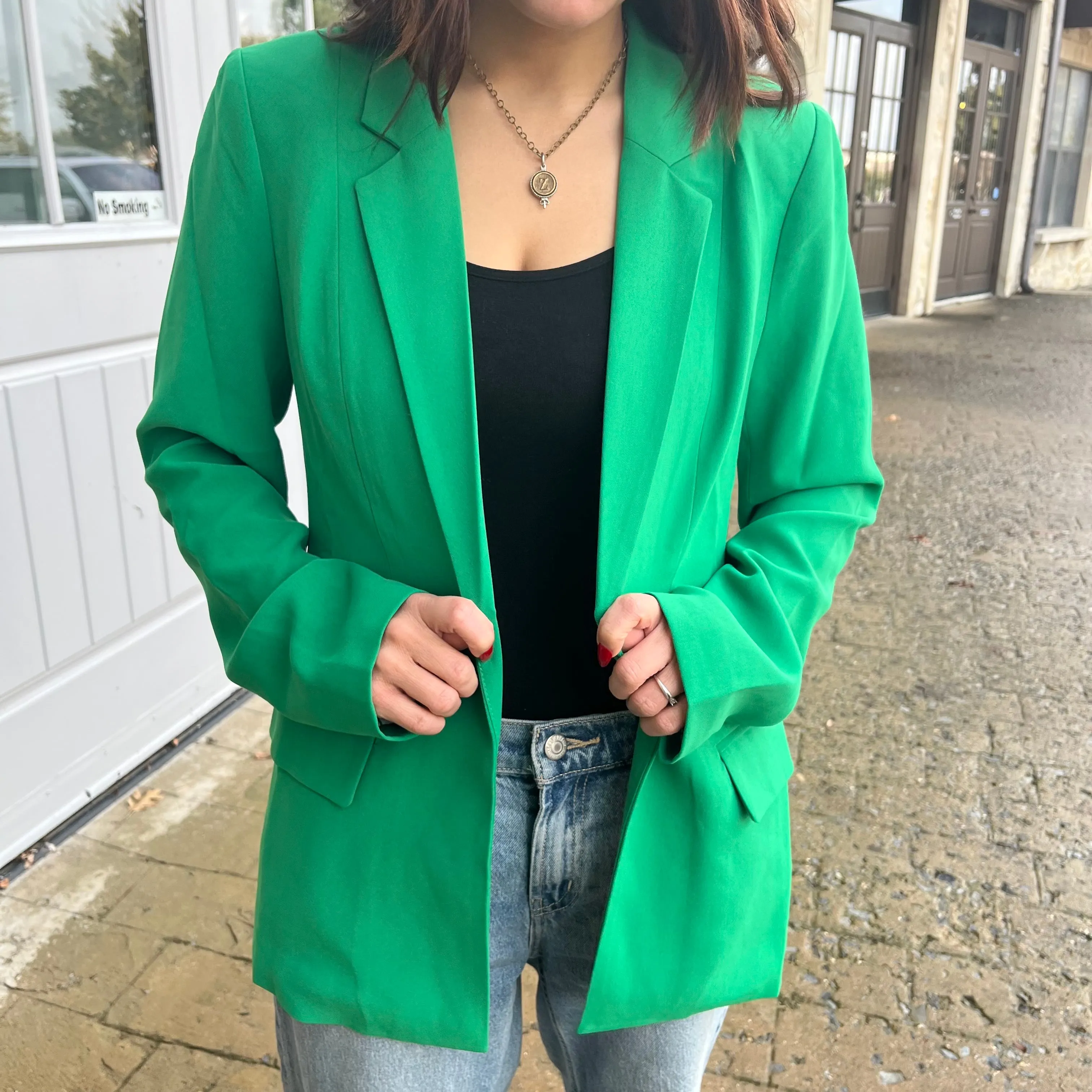 Talk About It Classic Pocketed Blazer