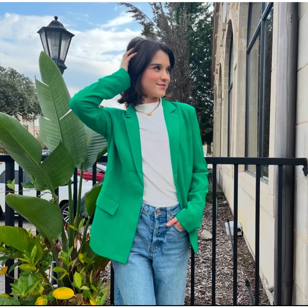 Talk About It Classic Pocketed Blazer