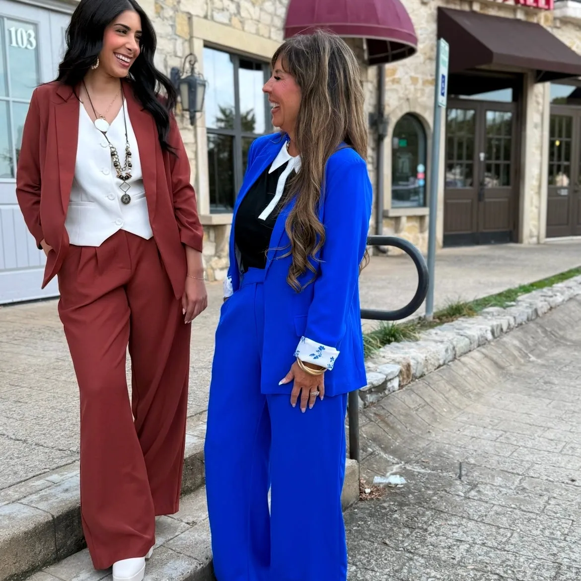 Talk About It Classic Pocketed Blazer