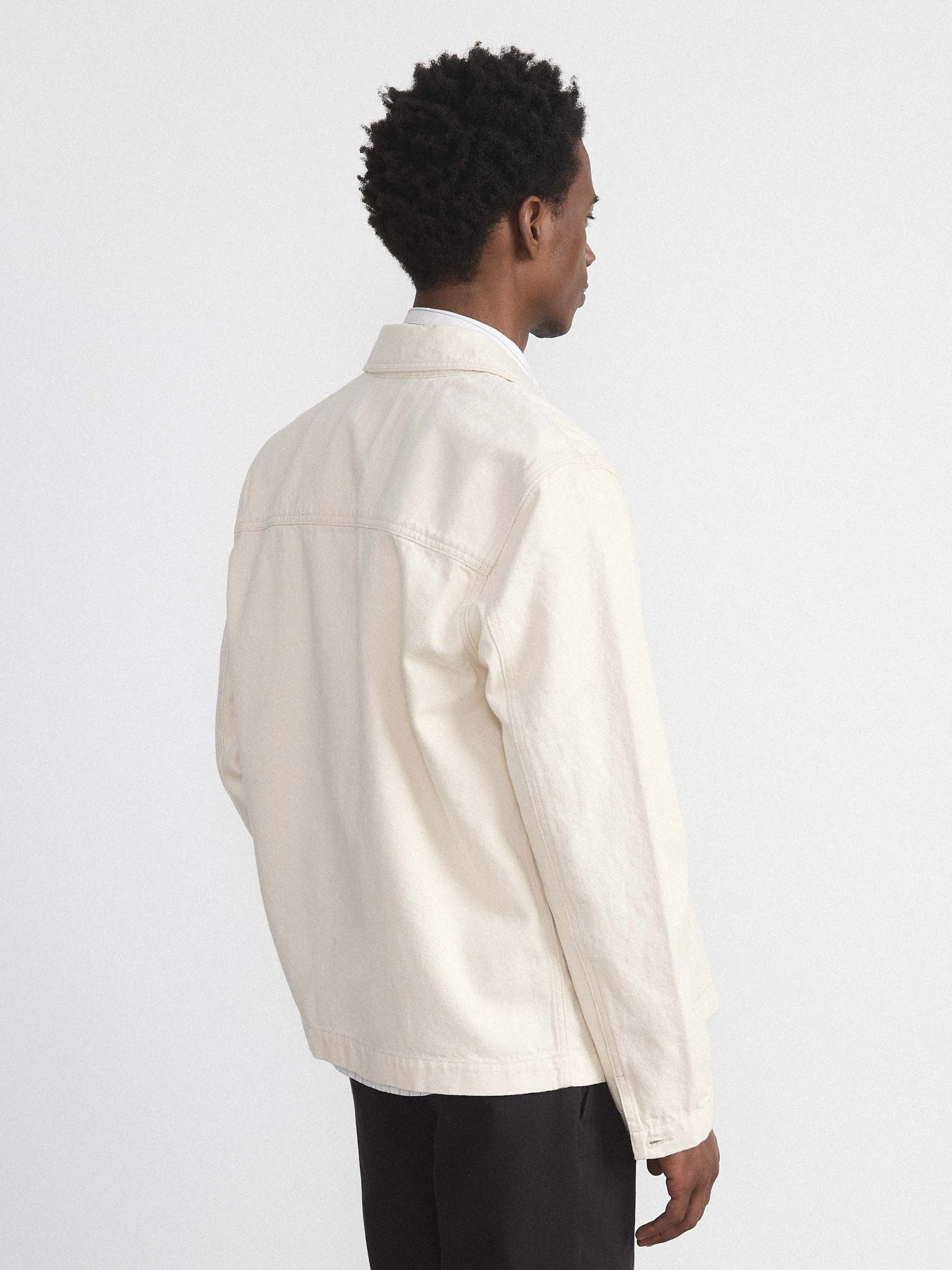 The Denim Overshirt in White