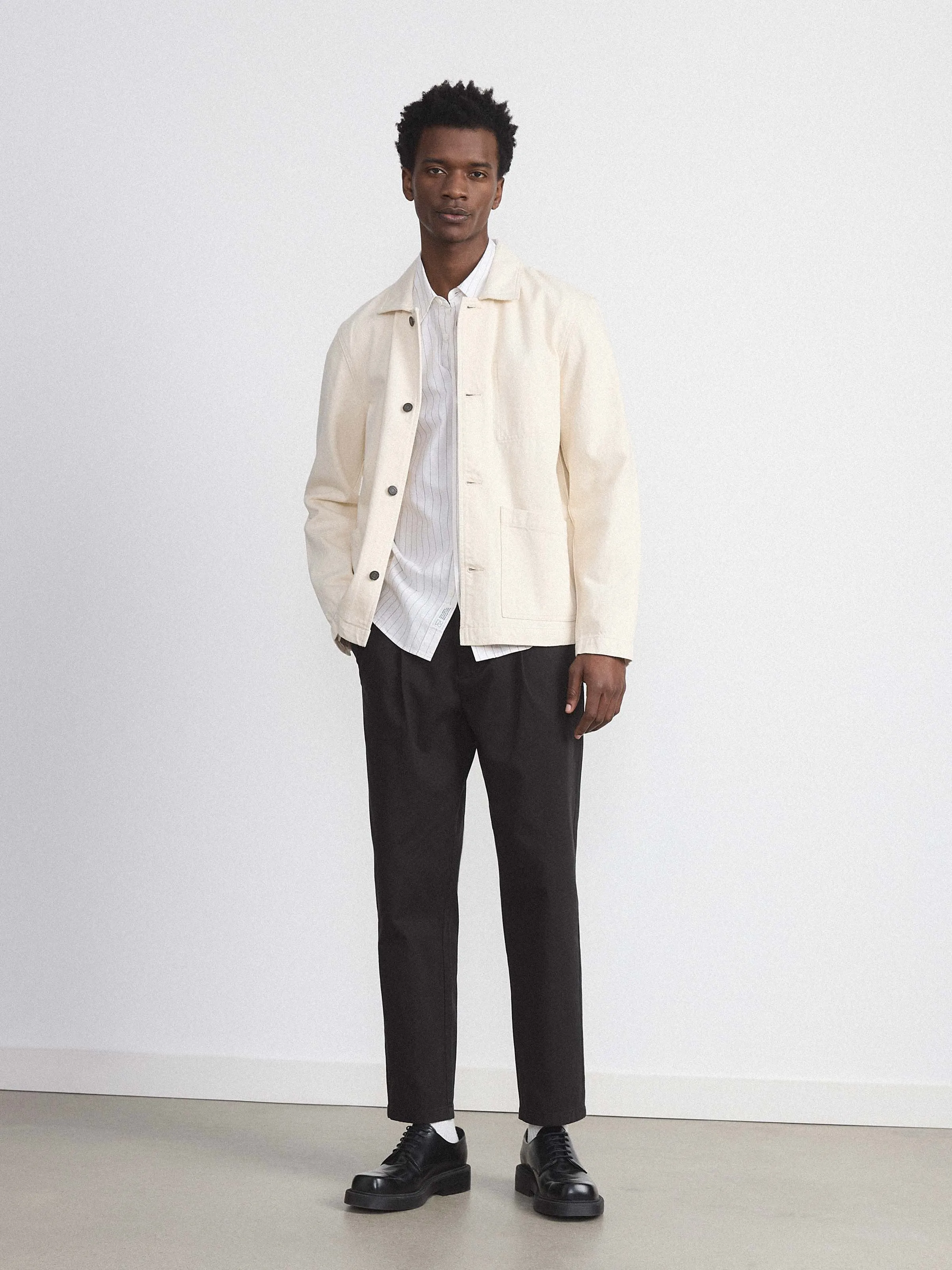 The Denim Overshirt in White