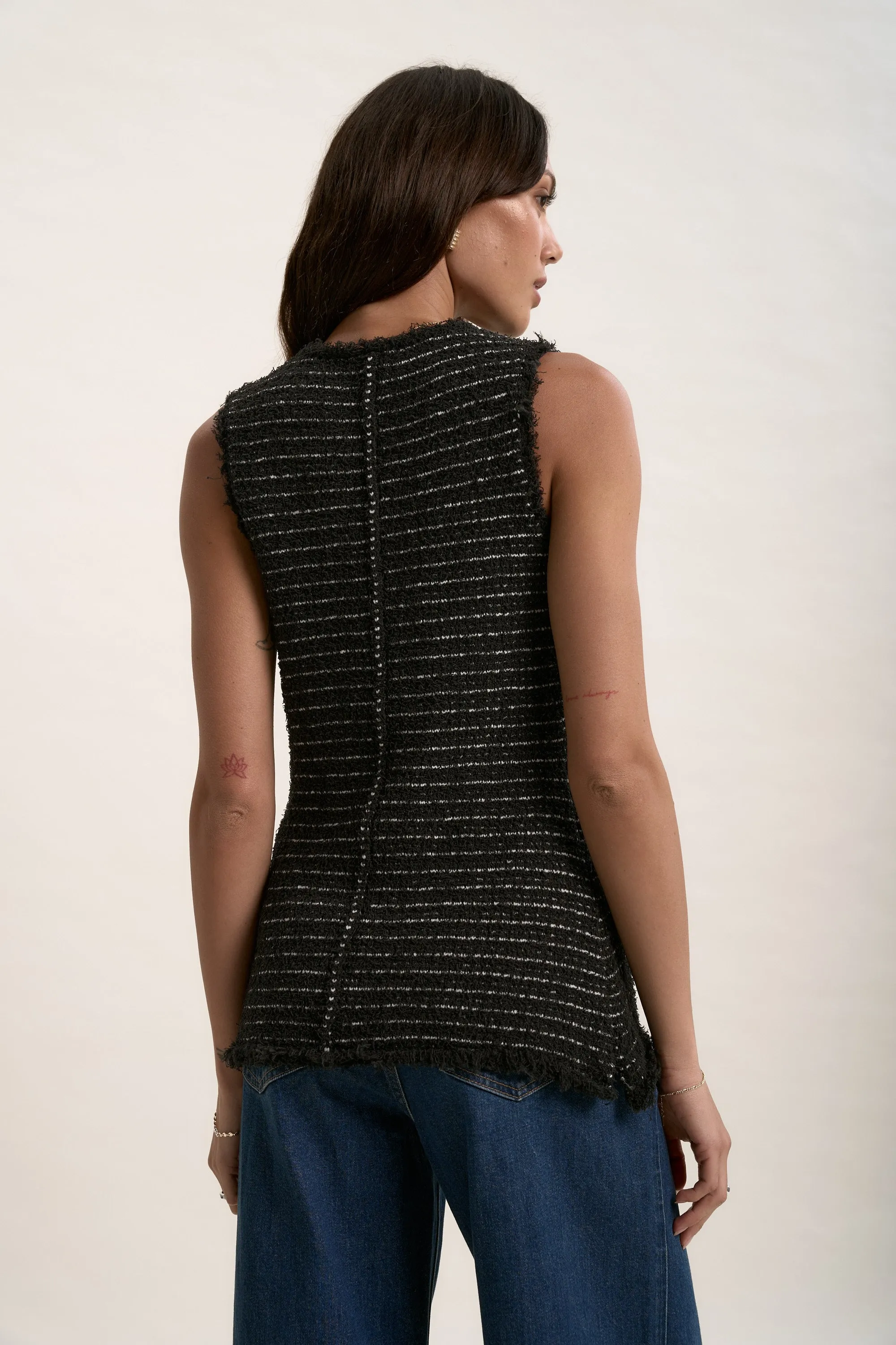 The Knitted Longline Top