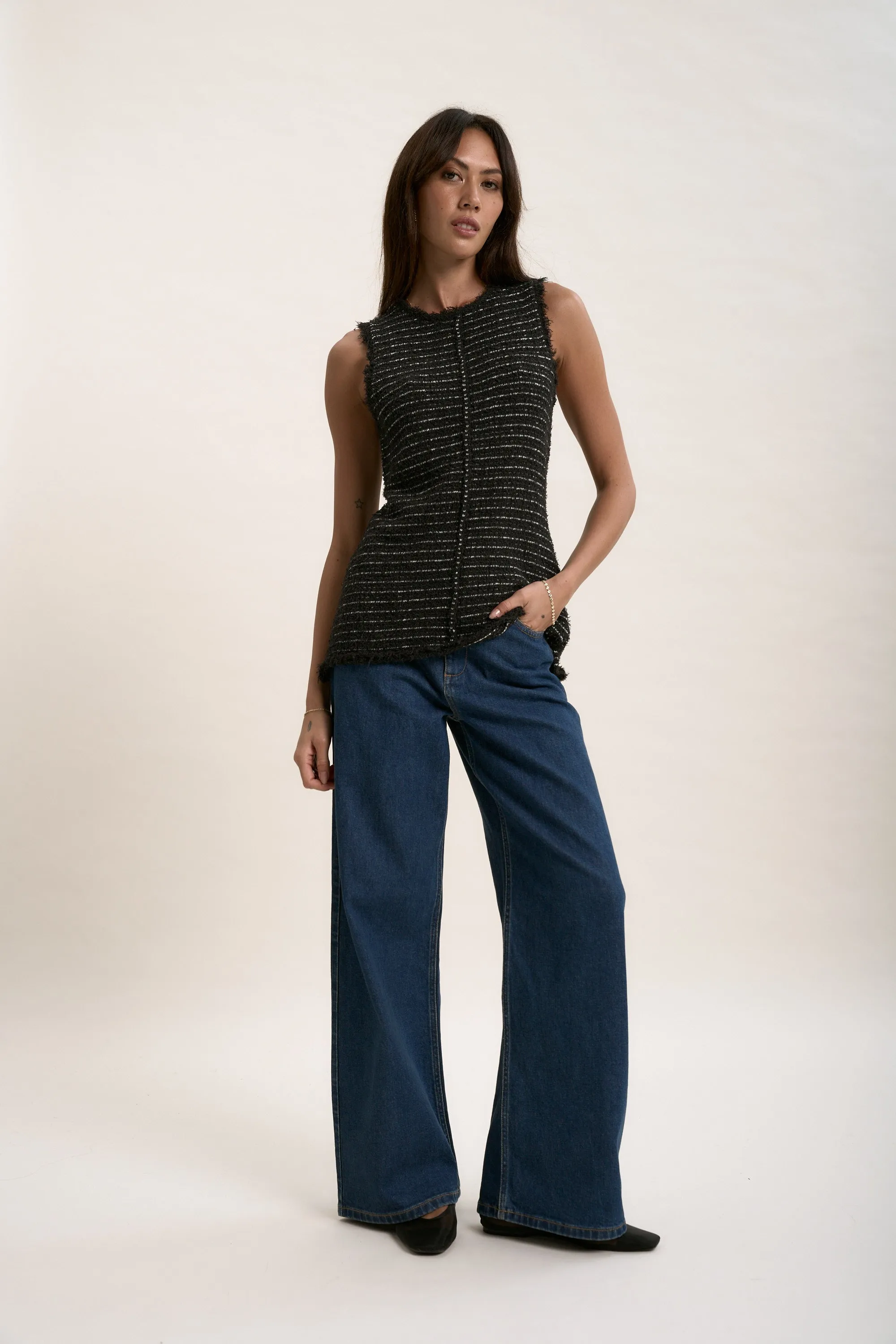 The Knitted Longline Top