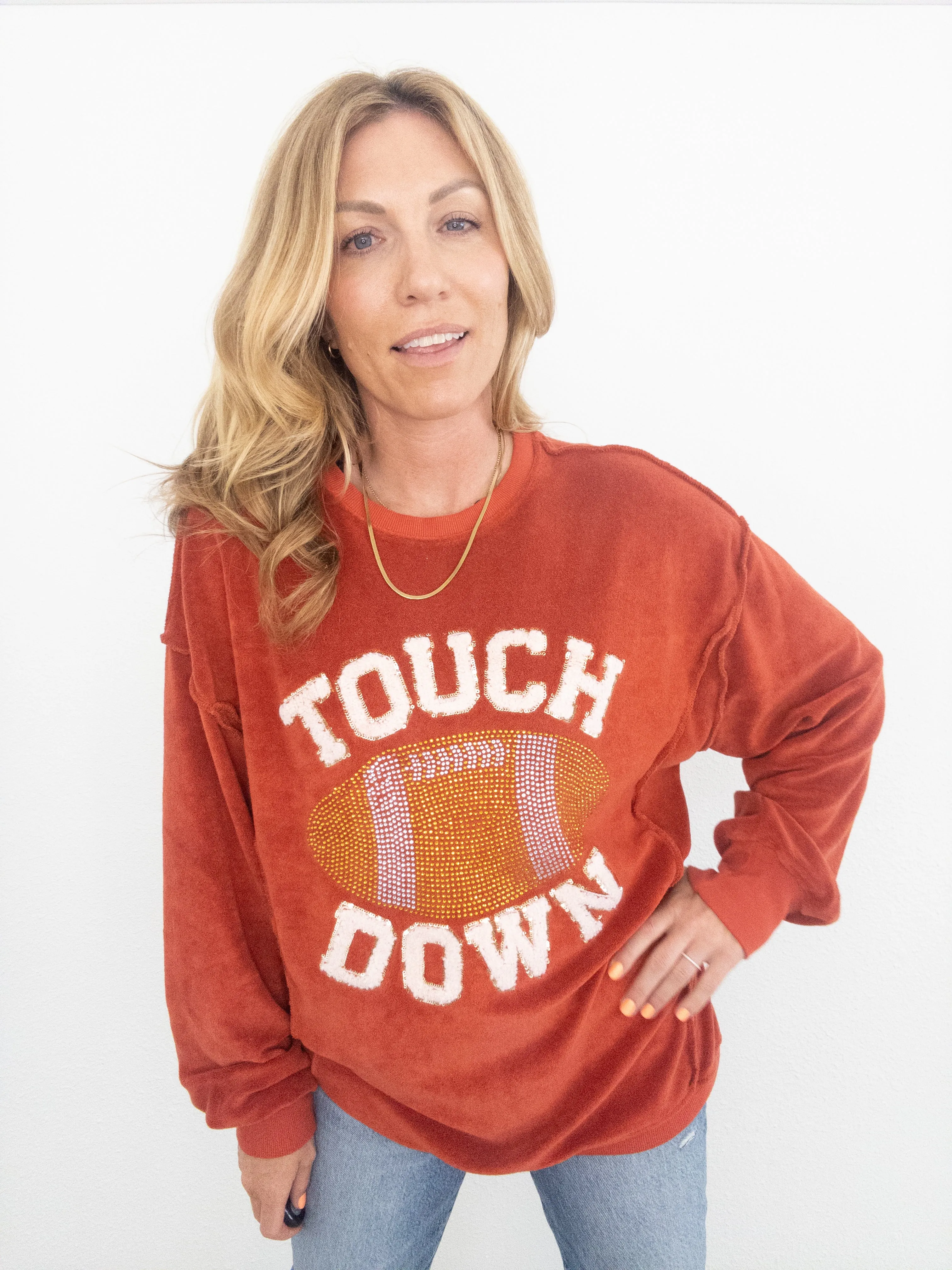 Touchdown Bling Sweatshirt