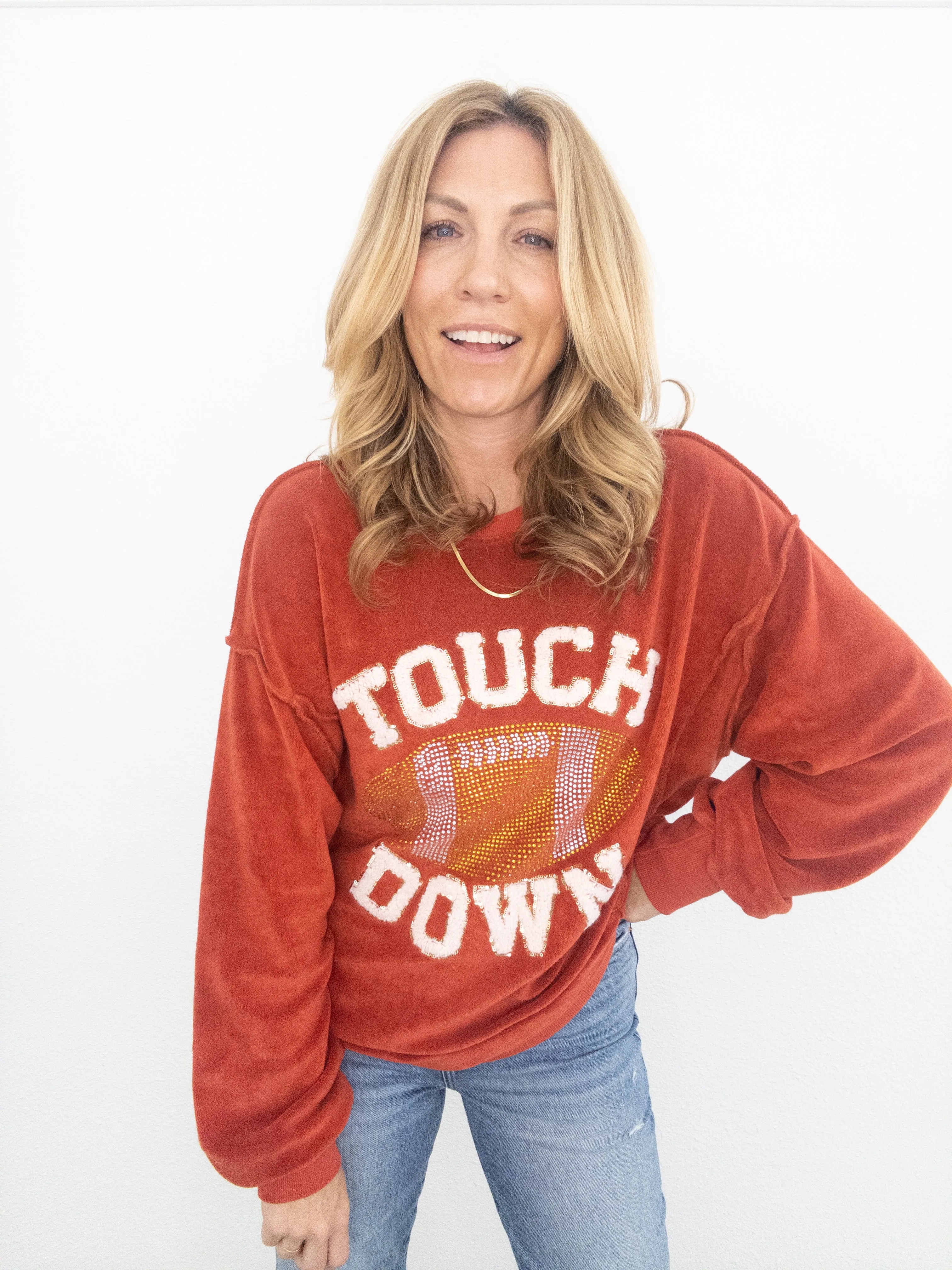 Touchdown Bling Sweatshirt