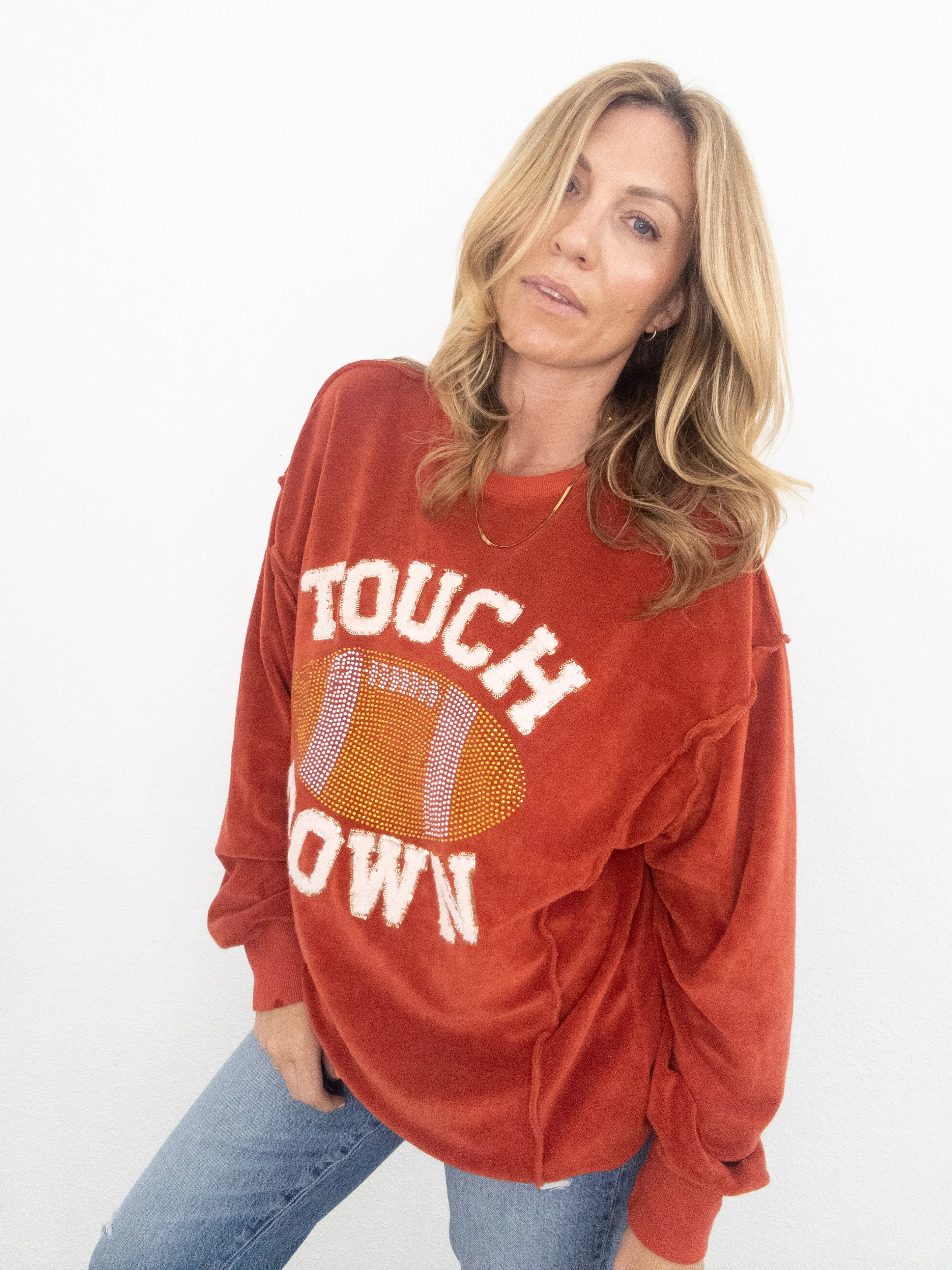 Touchdown Bling Sweatshirt