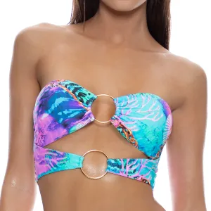 TREASURE - Double Loop Bandeau Crop Top