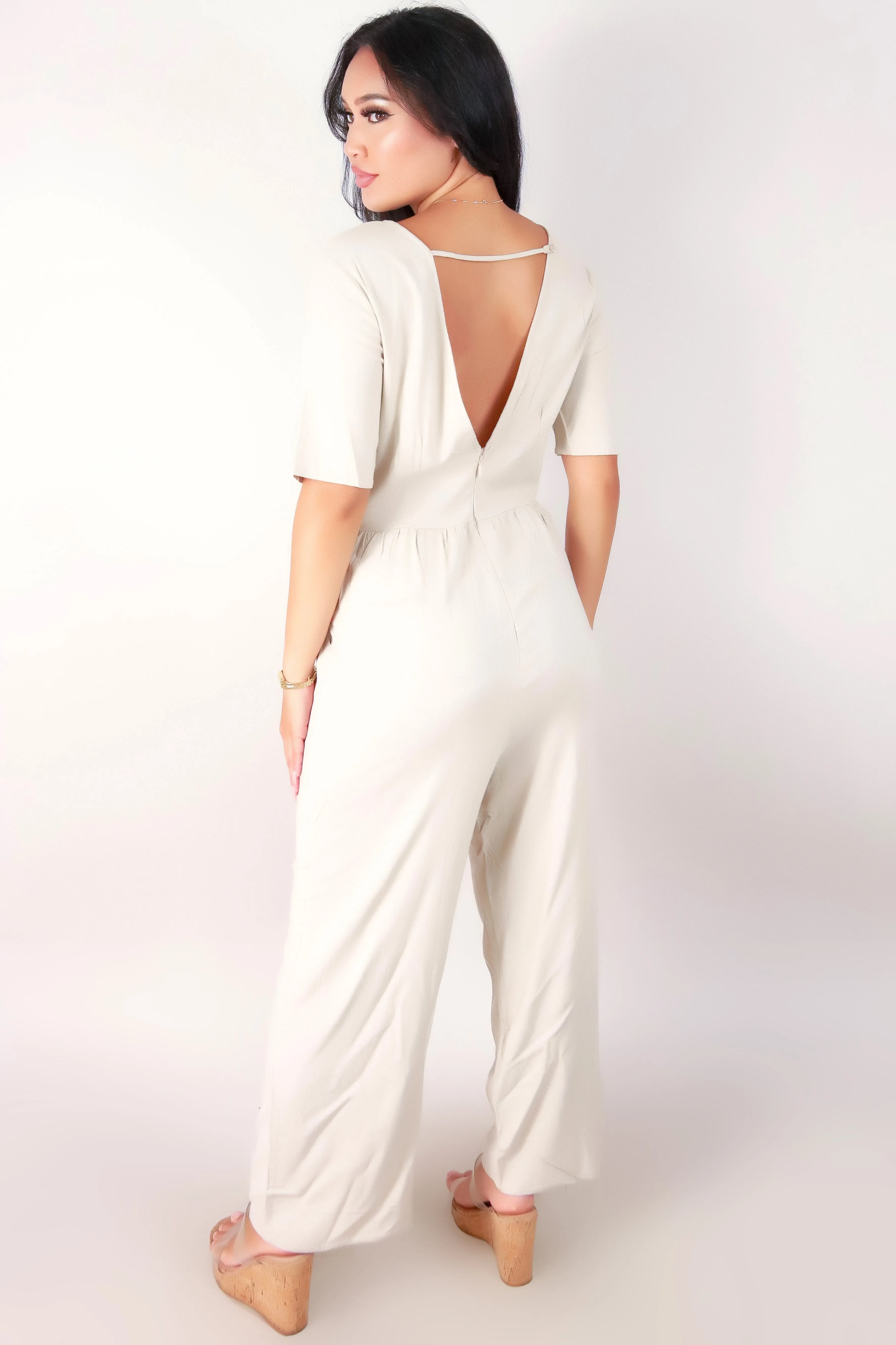 V-BACK JUMSUIT