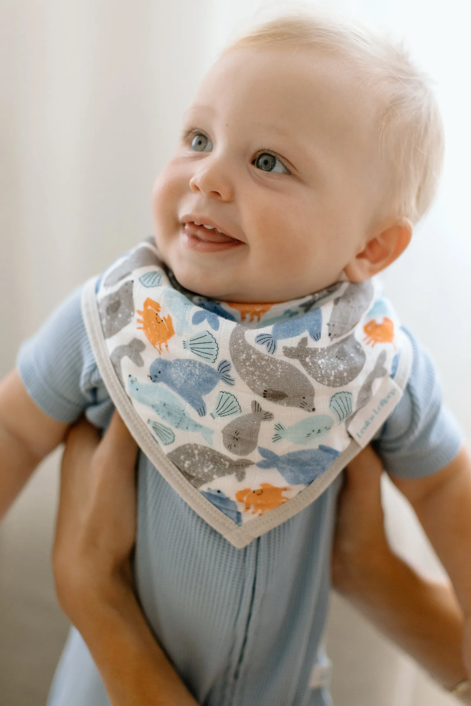 Waffle Short Sleeve Zipped Romper - Blue Fog