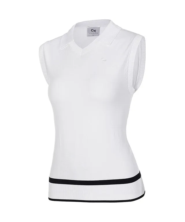 [Warehouse Sale] Standard Sleeveless Knit-White