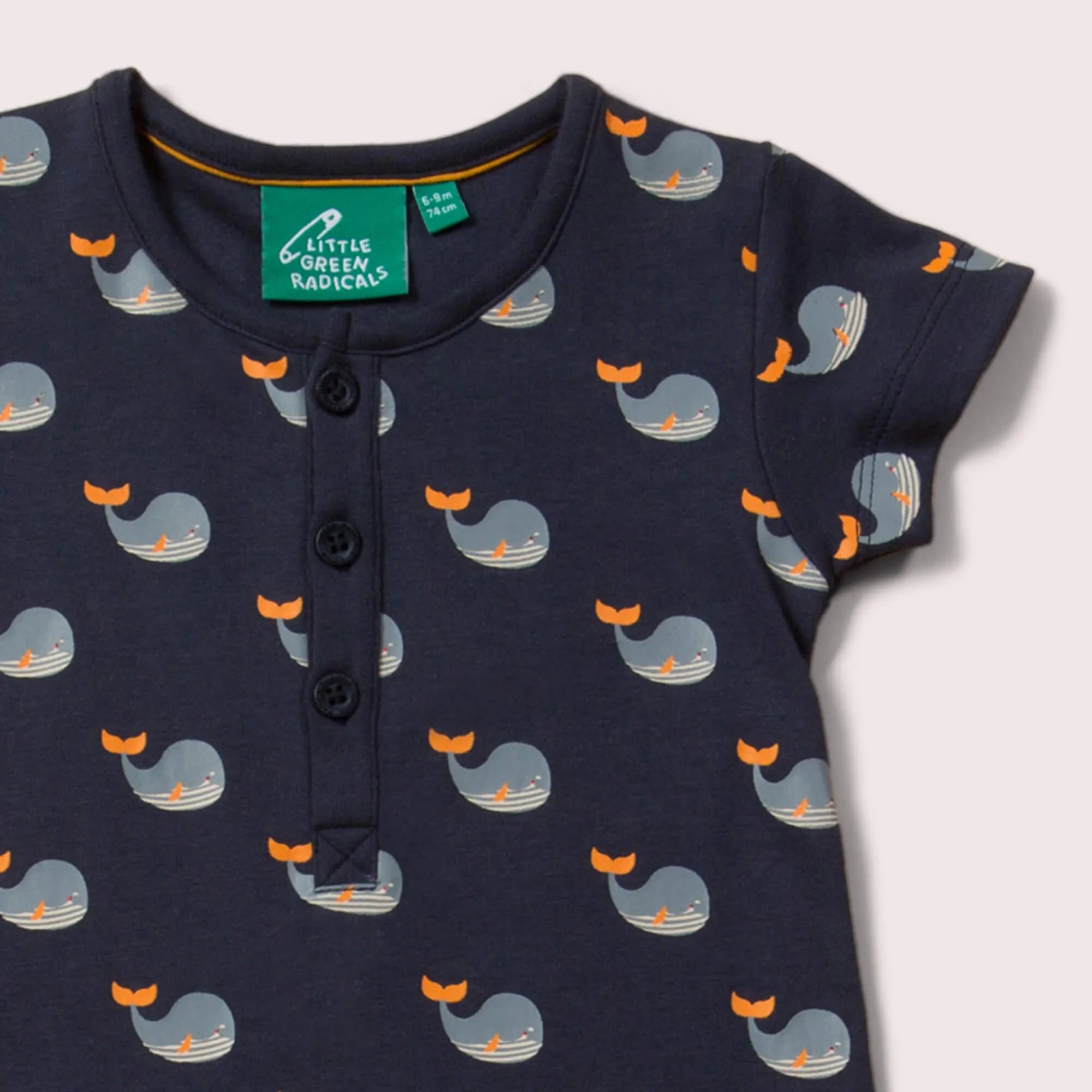 Whale Song Organic Romper Playsuit