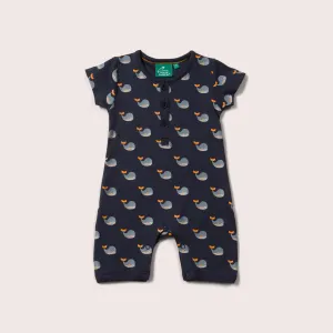 Whale Song Organic Romper Playsuit