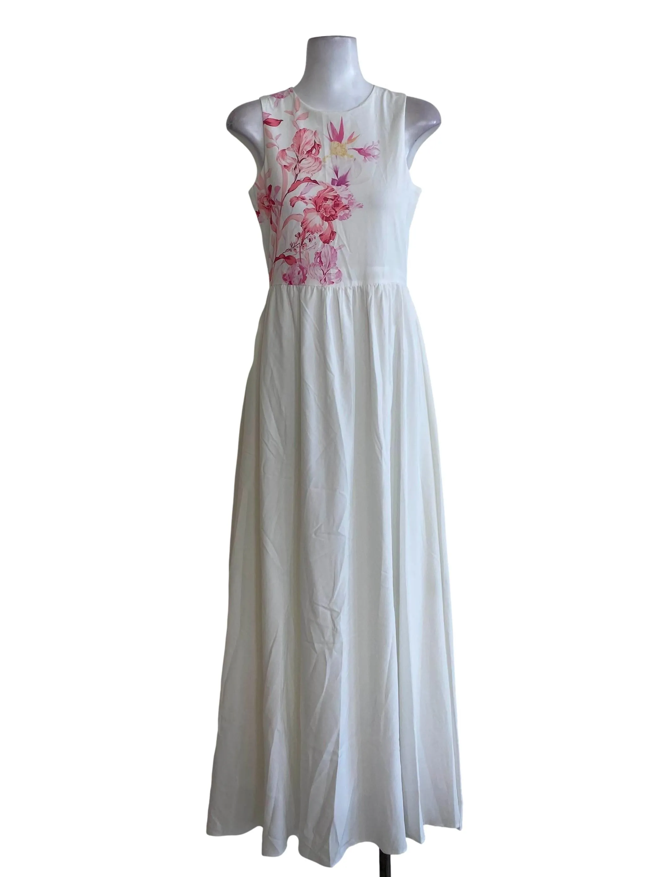 White Floral Romper