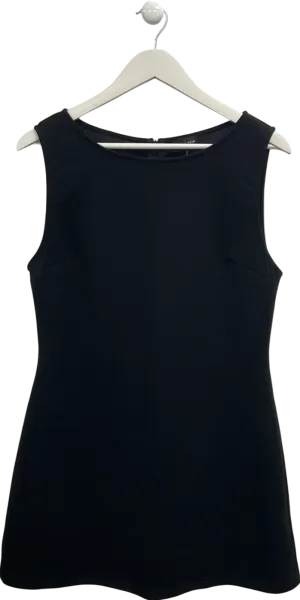 White Fox Black Sleeveless Mini Dress UK XL