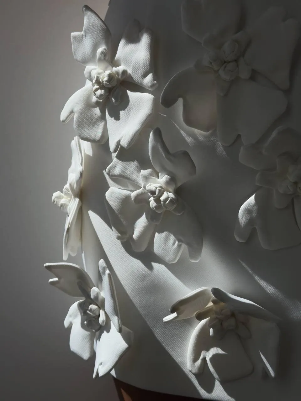 White Mini set with Floral Details
