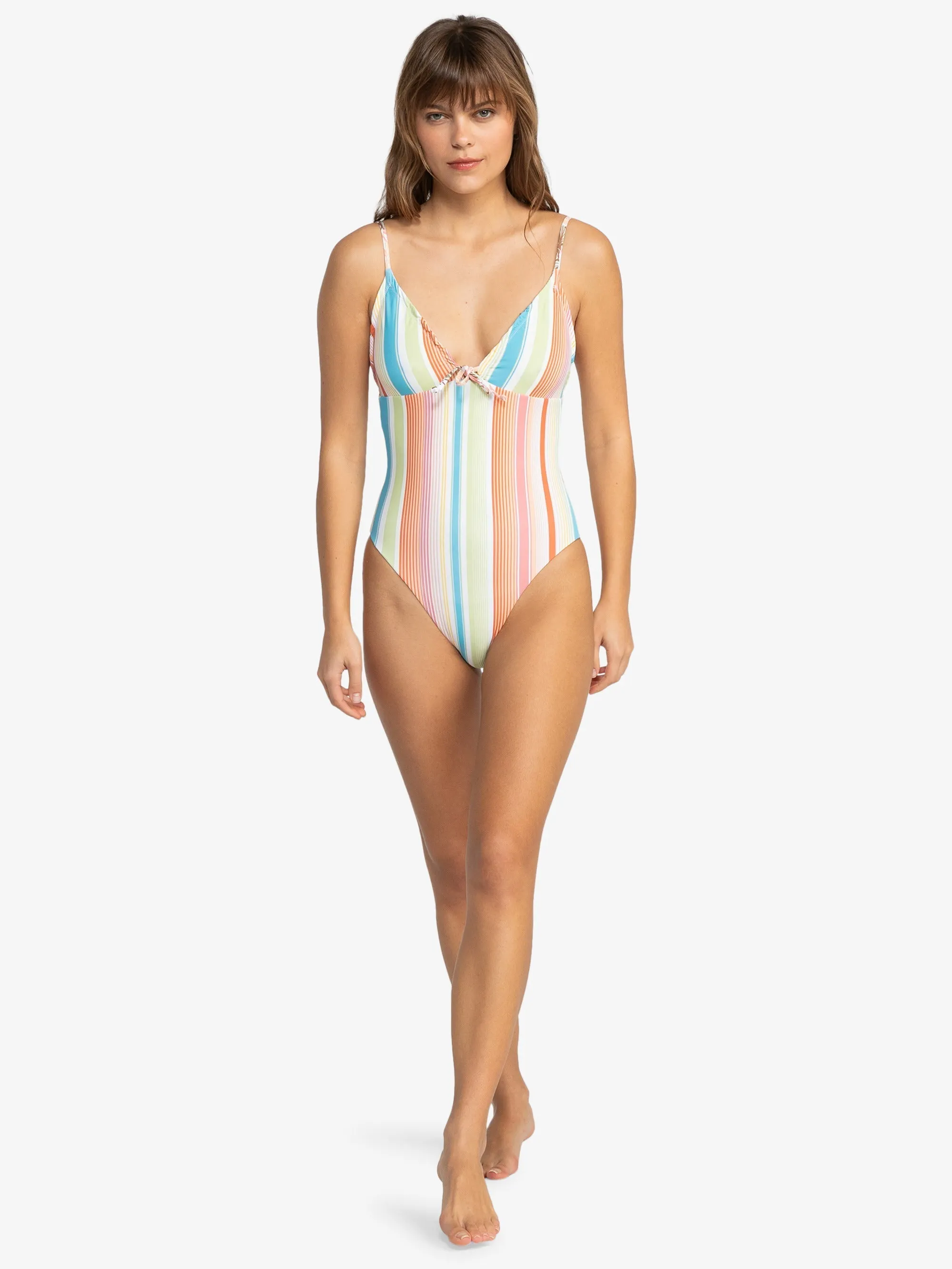 Womens Playa Paradise Reversible One-Piece Swimsuit