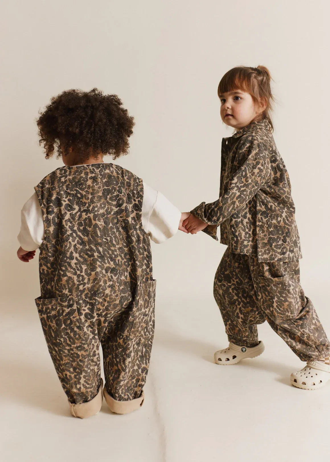 Wren Sleeveless Leopard Overall