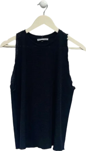 Zara Black Basic Sleeveless Top M