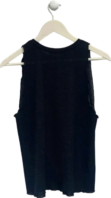 Zara Black Basic Sleeveless Top M